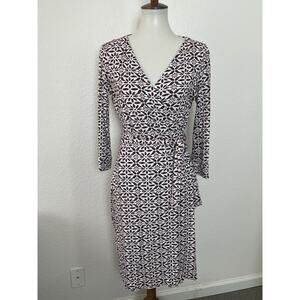 Diane von Furstenberg Dress  Wrap Belted Knee Length New Julian Two